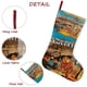 thumbnail image 5 of La Vida Magnífica de Marcel Pagnol Tema: Calcetines de Navidad, fino lino blanco para colgar en escaleras y chimenea, decoración navideña para el hogar, regalo de Navidad.54cm×38cm, 5 of 5