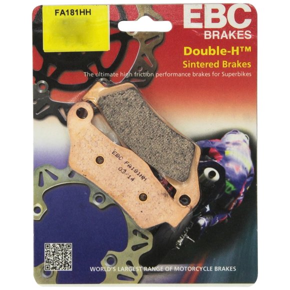 Juego de Pastillas de Freno EBC FA181HH Negro Talla Única