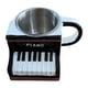 thumbnail image 4 of Taza Musical De Café Artesanía De Leche Novedosa Para Amantes De La Música Mujeres Hombres Músicos Piano, 4 of 5