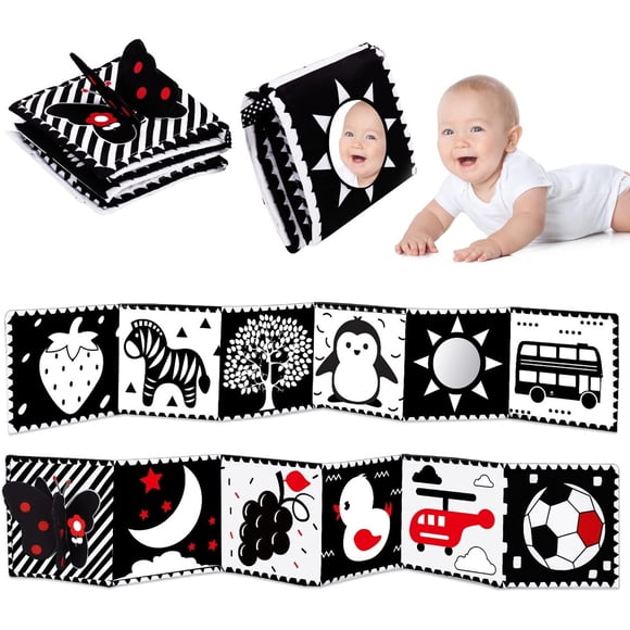 Libro Sensorial Blanco y Negro Thremhoo 059 de 0 a 36 Meses
