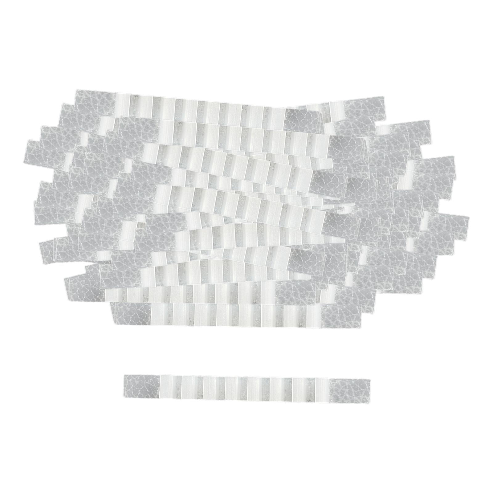 Bothyi - Tiras De Silicona Para Colgar Con Aletas, 100 Uds., Empuñaduras Adhesivas Para Colgar Ropa, Transparentes, 6x70mm