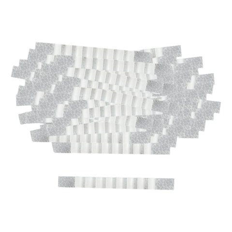 Bothyi - Tiras De Silicona Para Colgar Con Aletas, 100 Uds., Empuñaduras Adhesivas Para Colgar Ropa, Transparentes, 6X70Mm