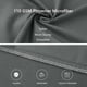 thumbnail image 4 of PiccoCasa Juego de Fundas de Almohada con Cremallera de Microfibra Suave, Juego de 2, Estándar Gris, 4 of 7