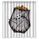 thumbnail image 1 of Cortina de ducha de Jack Skellington de Pesadilla antes de Navidad, juego de cortina de baño con ganchos, tamaño 66 x 72 pulgadas, 1 of 3