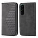 thumbnail image 1 of Funda Flip FOXDOCK para Sony Xperia 1 V , Estilo Billetera con Diseño Rombo, Correa de Mano y Soporte, Uso Diario, 1 of 6