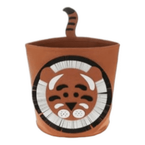 Genérico - Canasto Ropa 5 Modelos Color Marrón Tigre