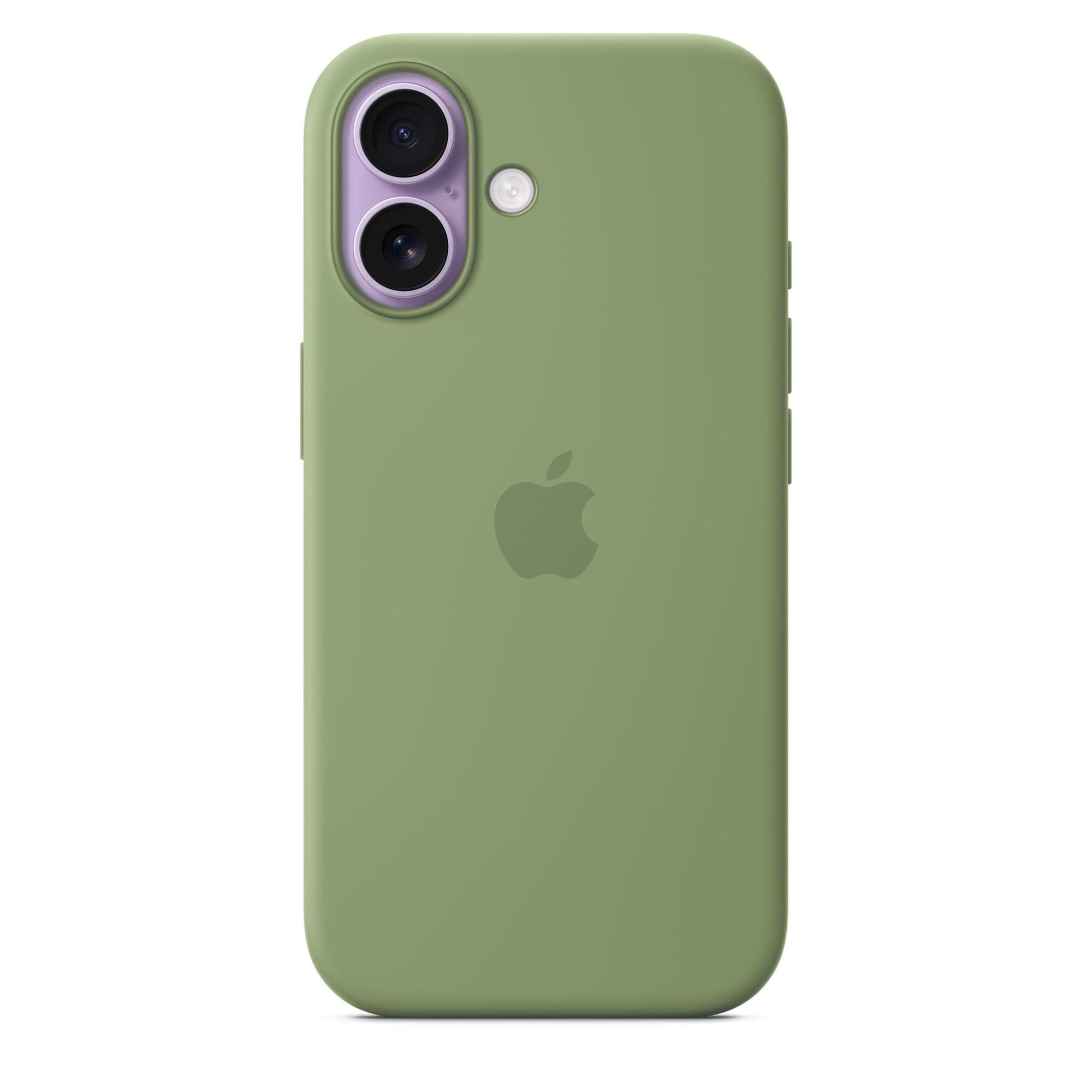 Funda Para Iphone 17 De Apple En Silicona Con Magsafe Color Musgo Claro