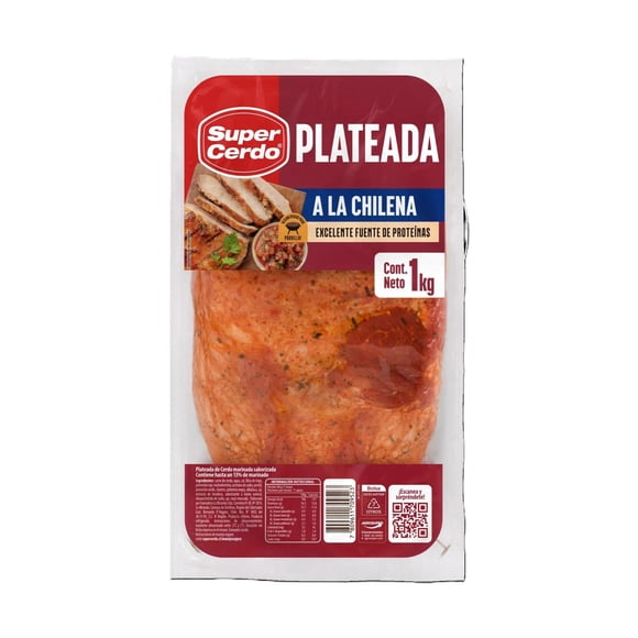 Plateada de Cerdo a la Chilena, 1 kg