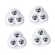 thumbnail image 3 of Rueda giratoria autoadhesiva de 4 uds, giratoria de rotación de 360 ​​grados, rodillos silenciosos de acero inoxidable, deslizadores de muebles para c Blanco, 3 of 5