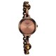 thumbnail image 2 of Reloj Titan Raga Viva de cuarzo con esfera rosa dorado y correa marrón, 2 of 5