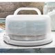 thumbnail image 2 of Top Shelf Elements Round Cake Carrier Two Sided Cake Holder, 2 of 3