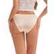 thumbnail image 3 of INSPIRE CHIC Bragas de Mujer para Regreso a Clases con Encaje, Satén Elástico, de Talle Bajo, Sin Costuras, Cómodas y Transpirables, Hipsters L Beige Claro, 3 of 4