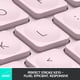 thumbnail image 2 of Teclado Logitech MX Keys Mini inalámbrico iluminado - Rosa, 2 of 9