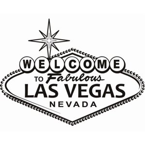 Rienda Libre Graphics - Decomural Las Vegas Welcome Sign Ws-18896
