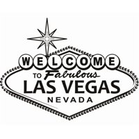 Rienda Libre Graphics - Decomural Las Vegas Welcome Sign Ws-18896