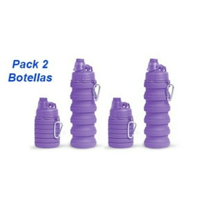 Pro Outdoor - Pack 2 Botellas Plegable Morada