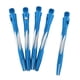 thumbnail image 5 of 1 paquete de 5pcs dardos de aleación de aluminio ejes harrows dardos tallos medio azul, 5 of 5