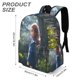 thumbnail image 3 of Wildwood-theme Backpack, Campus style schoolbag Bookbag with Adjustable Shoulder Straps And Large Zip Compartment, Unisex Travel Bags.42x30x15cm, 3 of 6