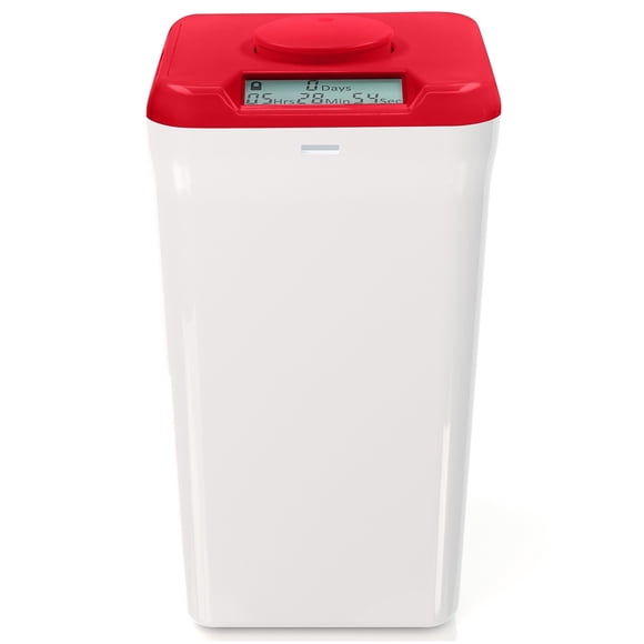 Contenedor Time Locking Xl Con Tapa Roja Y Base Blanca