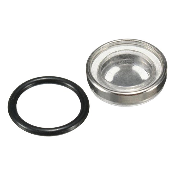 Mirilla de bomba de aceite Piezas universales Reemplazo Accesorio duradero fácil de instalar con sello transparente para cilindro maestro de embrague 18 mm