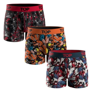 Top - Bóxer Medio Algodón Naruto Shippuden Pack 3 C3