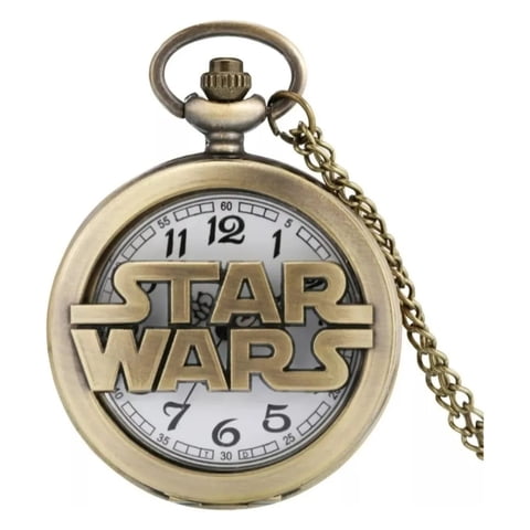 Genmérico - Reloj De Bolsillo Y Colgante De Star Wars