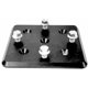 thumbnail image 1 of Placa de montaje Beatdownoutdoor de 6 cuadrados con 4 tornillos hexagonales dentados, 1 of 1