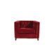 thumbnail image 1 of Sofá Roma 1C Tela Velvet Burdeo, 1 of 3