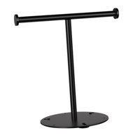 Magideal - Soporte Para Toallas De Mano, Barra De Toalla Vertical, Minimalista, Independiente, Soporte Para Toallas De Mano, Soporte Para Encimera Para Inodoro Y Sin Botella De Spray