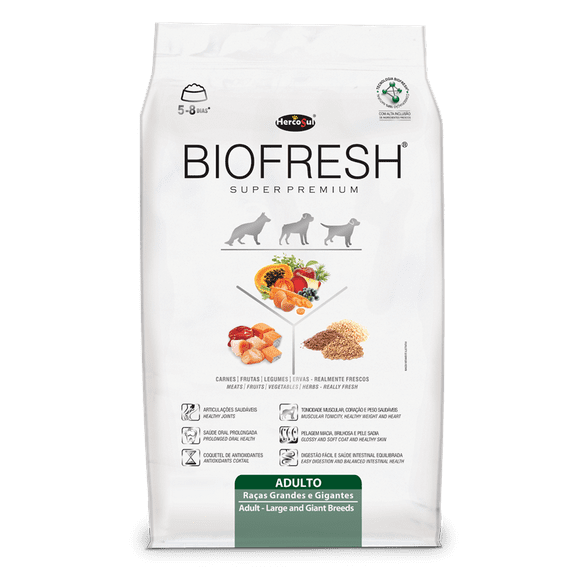 Biofresh Adulto Raza Grande y Gigante 15kg