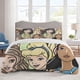 thumbnail image 1 of Dis-ney Princess Bedding Sets Cartoon Duvet Cover Lightweight 3 Piece Bet Sets for Kids Boys Girls, 1 of 5