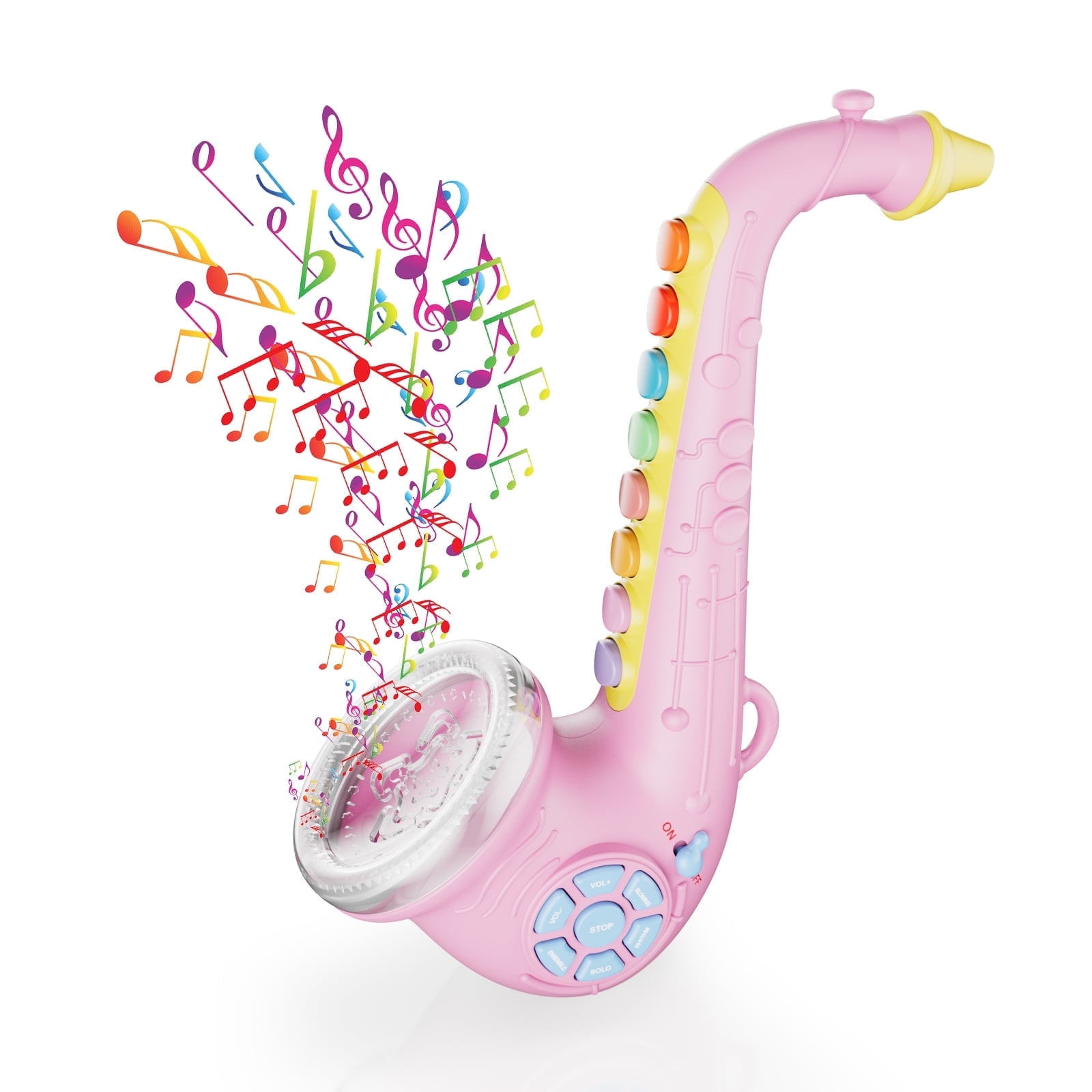 Juguete Musical Contixo Saxofón Pink