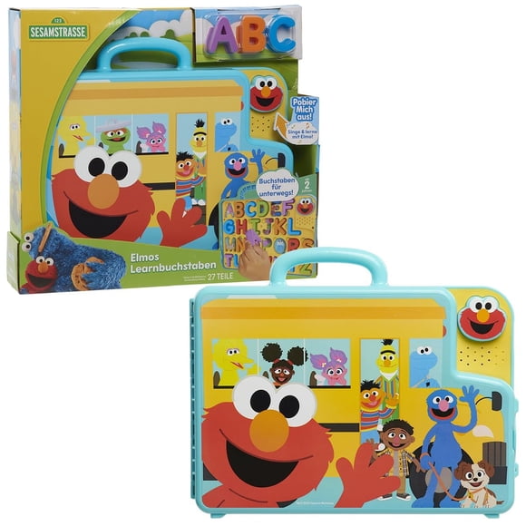 Tablero de actividades Sesame Street Elmo's Learning Letters Bus