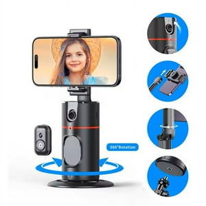 Genérico - Trípode 360° Seguimiento Facial Automático Con Control Remoto