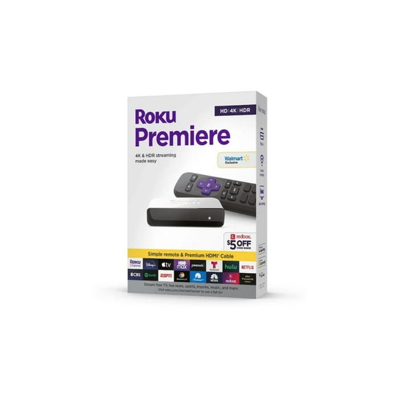 Roku 3920RW Premiere 4K HDR Streaming