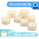 thumbnail image 4 of Velas de té Stonebriar, blancas, sin perfume, 96 unidades, 4 of 7