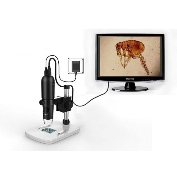 Microscopio digital Mustcam 1080P Full HD con aumento de 10x-220x