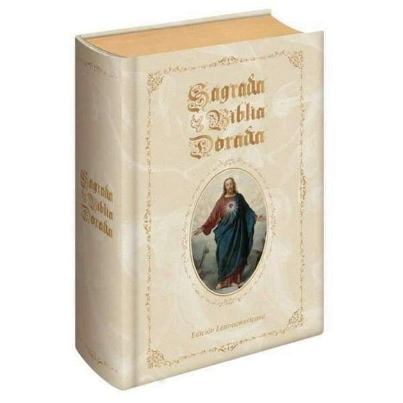 Libro Sagrada Biblia Dorada Pequeña