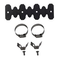 Magideal - Cubierta De Escudo Térmico De De Motocicleta, Cubierta Protectora De Tubo De Silenciador Flexible De Aislamiento Térmico De Silicona Universal Negro