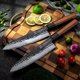 thumbnail image 5 of Cuchillo de chef FAMCÜTE, 20 cm, japonés, forjado a mano, 5 capas de acero, 5 of 9
