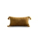 thumbnail image 2 of Pack De 4 Fundas De Cojin Chenille Con Borlas 30x50 Amarillo, 2 of 4