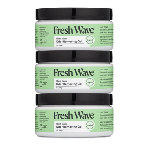 Gel Eliminador De Olores Fresh Wave, Paquete De 3 Unidades, 200 Ml, Dura De 15 A 30 Días