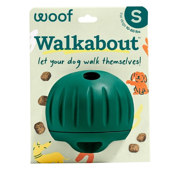 Juguete para perros WOOF Walkabout dispensador de premios tipo rompecabezas, pequeño