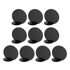 Magideal - 10 Uds. De Tarjetas Acrílicas Para Colocar, Tarjetas De Mesa En Blanco Para Sentarse, Números De Mesa Diy, Etiqueta De Nombre De Invitado Para Decorac , Negro