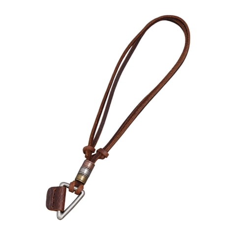 Ioensy - Collar Con Colgante De Cuero Sintético Tipo Cadena Para Suéter, Ideal Para Cumpleaños Y Fiestas De San Valentín.