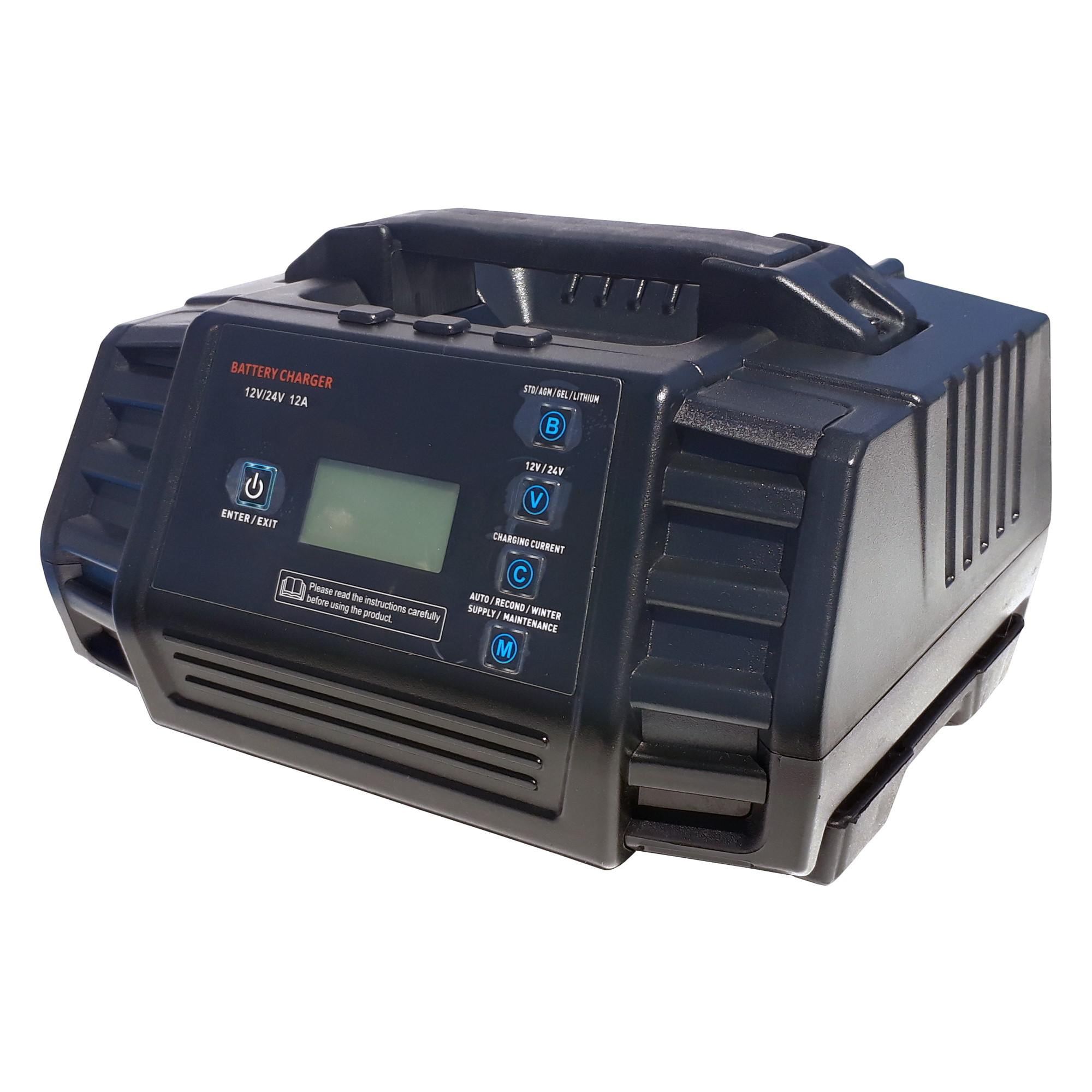 Smart - Cargador Batería Inteligente 12v-24v 12a