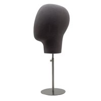 Ioensy - Cabeza De Maniquí Profesional Ajustable Duradero Para Auriculares Sombrero Postizo Gris