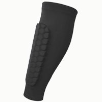Magideal - Espinilleras De Fútbol, Mangas De Pierna De Fútbol, Calcetines Protectores, Manga De Compresión De Pantorrilla Para Deportes De Sóftbol, Voleibo M Negro