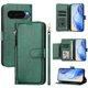 thumbnail image 1 of Funda Billetera Cremallera para Google Pixel 10 Pro XL 5G con Porta Tarjetas, Soporte y Correa Verde, 1 of 5