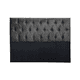 thumbnail image 1 of Respaldo 2 Plazas Piso Capitone Premium 150x140 Cm Gris Oscuro Felpa, 1 of 3